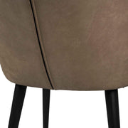 Eetkamerstoel Fiori Polyester Beige 716402-Eetkamerstoelen-PTMD
