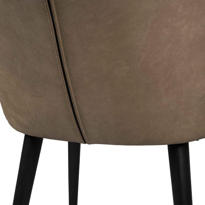 Eetkamerstoel Fiori Polyester Beige 716402-Eetkamerstoelen-PTMD