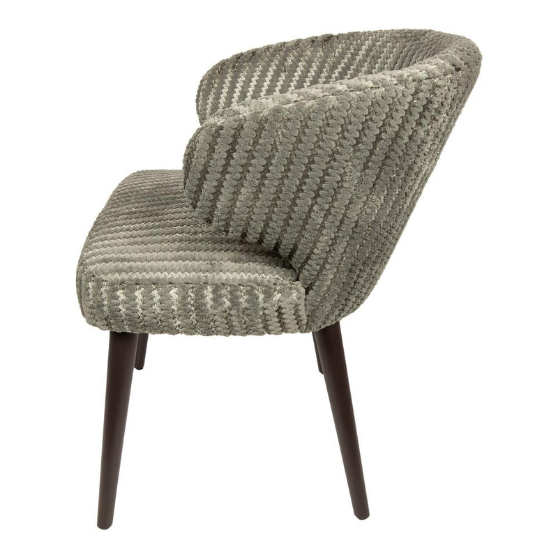 Eetkamerstoel Fiori Polyester Bruin-Eetkamerstoelen-PTMD