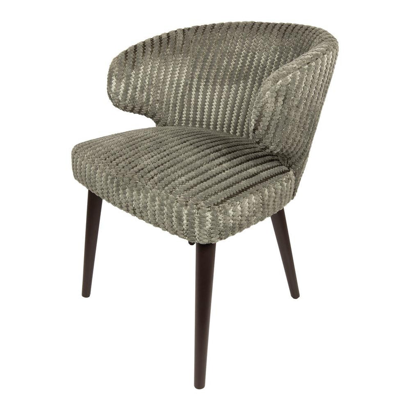 Eetkamerstoel Fiori Polyester Bruin-Eetkamerstoelen-PTMD