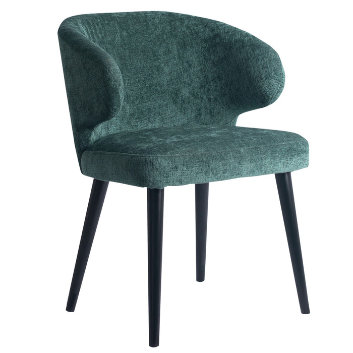 Dining Chairs Lamp Fiori Petrol 502 Dining Chair Black Wood