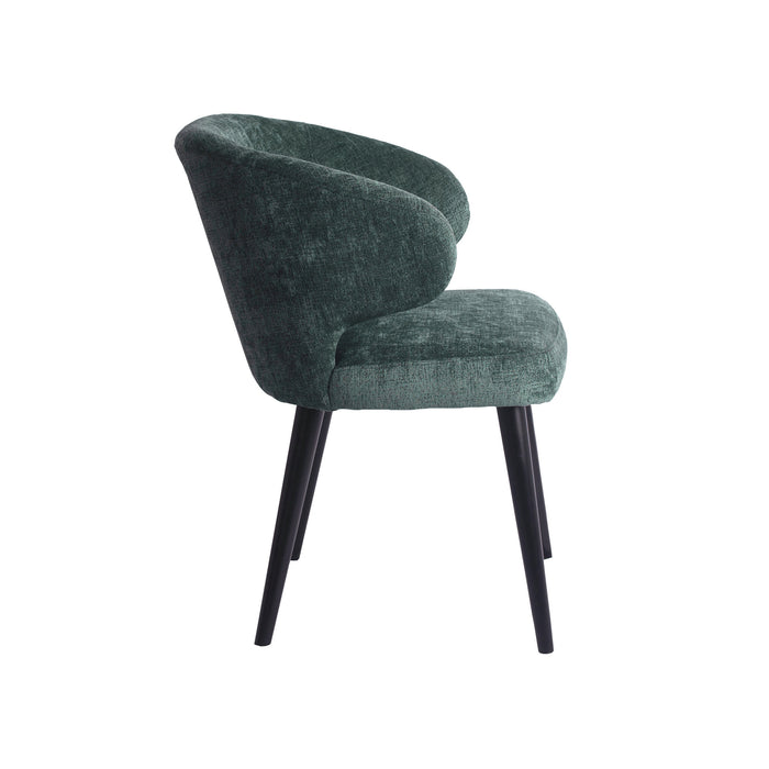 Dining Chairs Lamp Fiori Petrol 502 Dining Chair Black Wood