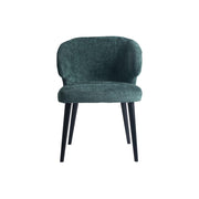 Eetkamerstoel Fiori Polyester Zwart 711554-Eetkamerstoelen-PTMD