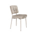 Eetkamerstoel Franck Polyester Beige 52.5x44 cm-Eetkamerstoelen-Creating Home