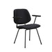LABEL51 Eetkamerstoel Gastron Fluweel Zwart-Eetkamerstoelen-LABEL51
