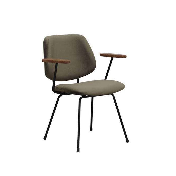 Eetkamerstoel Gastron - Hunter - Fluweel-Eetkamerstoelen-LABEL51