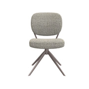 Eetkamerstoel Geneva Mushroom Royal Boucle Brons 49x63x90 cm-Eetkamerstoelen-LABEL51