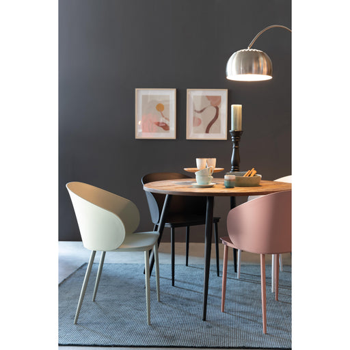 Eetkamerstoel Gigi All Mint Polypropyleen Groen 53.5x57 cm-Eetkamerstoelen-Creating Home