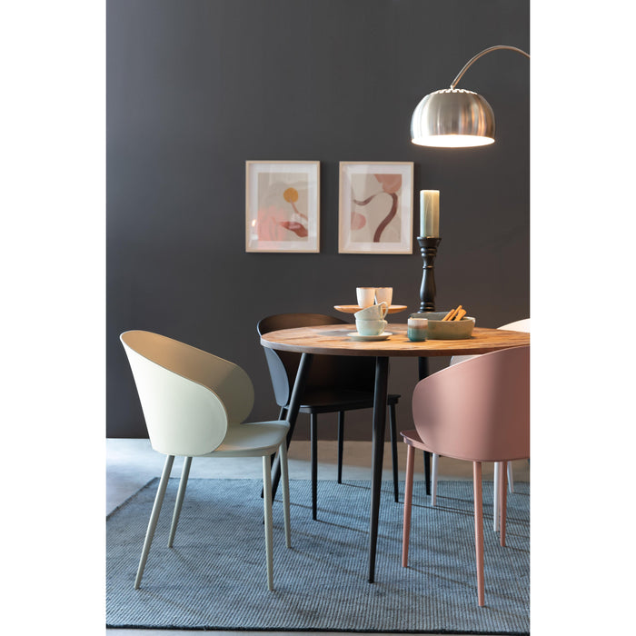 Eetkamerstoel Gigi All Mint Polypropyleen Groen 53.5x57 cm-Eetkamerstoelen-Creating Home