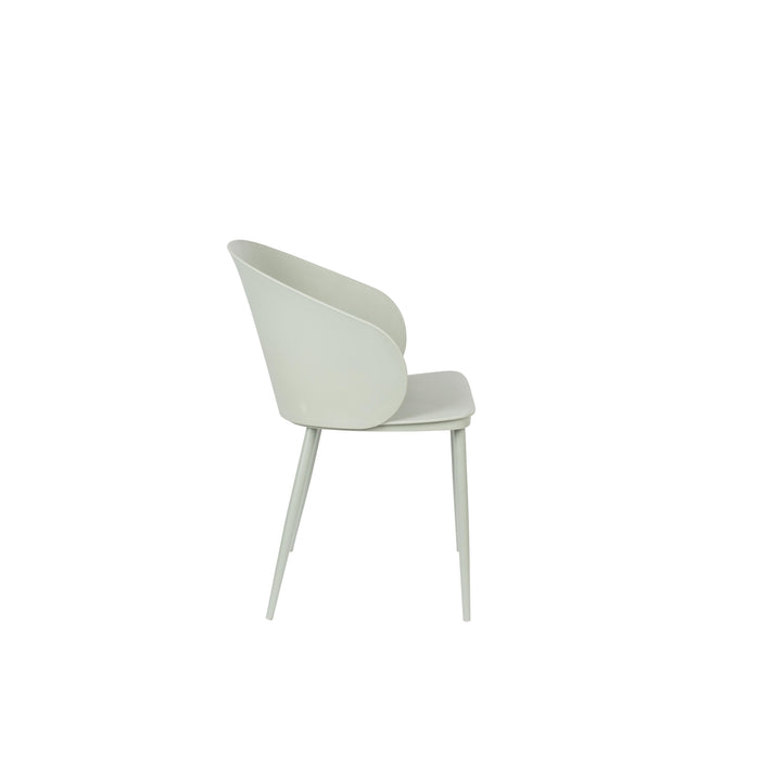 Eetkamerstoel Gigi All Mint Polypropyleen Groen 53.5x57 cm-Eetkamerstoelen-Creating Home