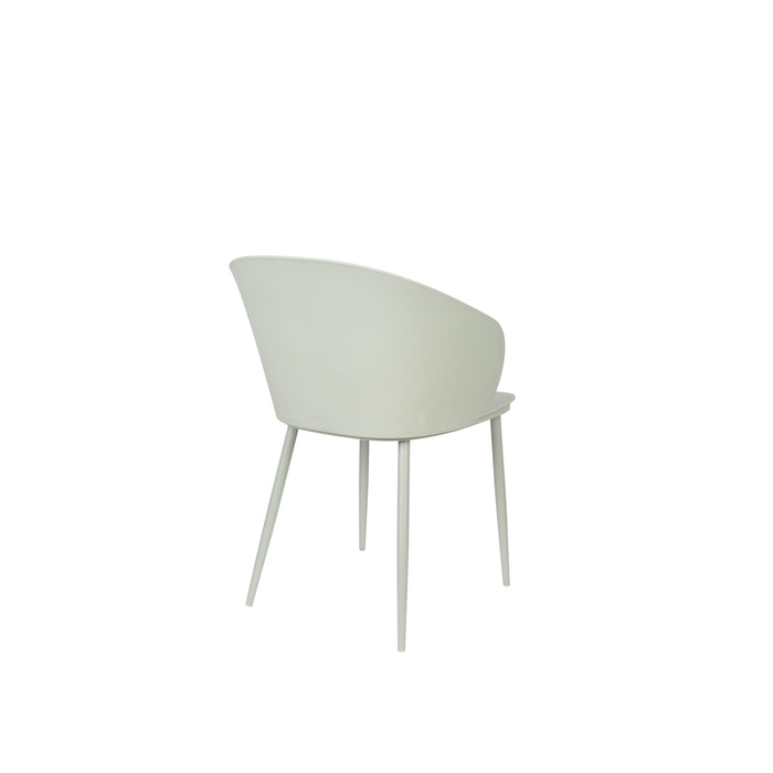 Eetkamerstoel Gigi All Mint Polypropyleen Groen 53.5x57 cm-Eetkamerstoelen-Creating Home