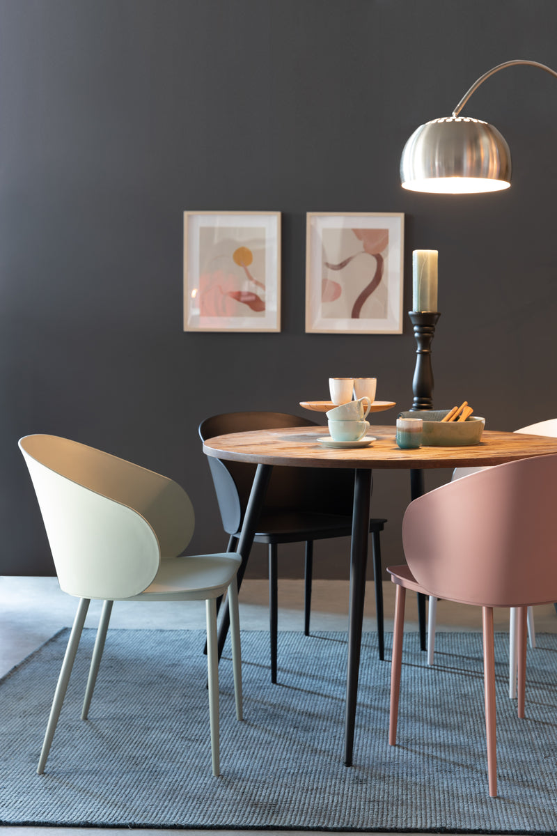 Eetkamerstoel Gigi All Mint Polypropyleen Groen 53.5x57 cm-Eetkamerstoelen-Creating Home