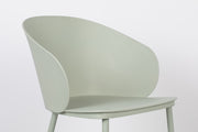 Eetkamerstoel Gigi All Mint Polypropyleen Groen 53.5x57 cm-Eetkamerstoelen-Creating Home