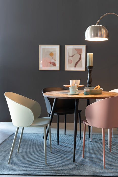 Eetkamerstoel Gigi All Mint Polypropyleen Groen 53.5x57 cm-Fauteuils-Creating Home