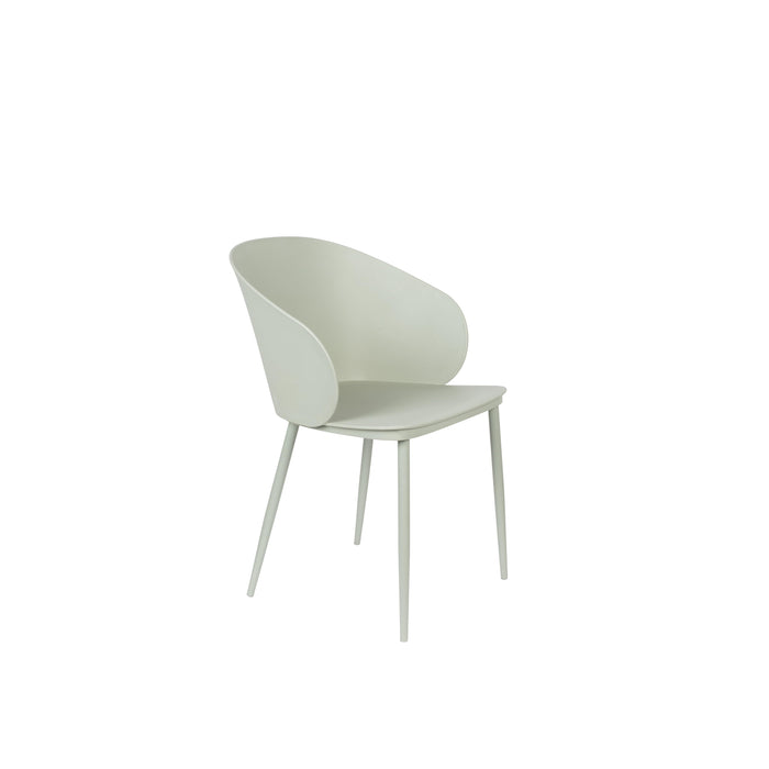 Eetkamerstoel Gigi All Mint Polypropyleen Groen 53.5x57 cm-Fauteuils-Creating Home
