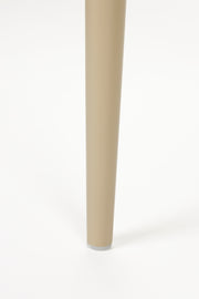 Eetkamerstoel Gigi Polypropyleen Beige 55.5x56.5 cm-Eetkamerstoelen-Creating Home