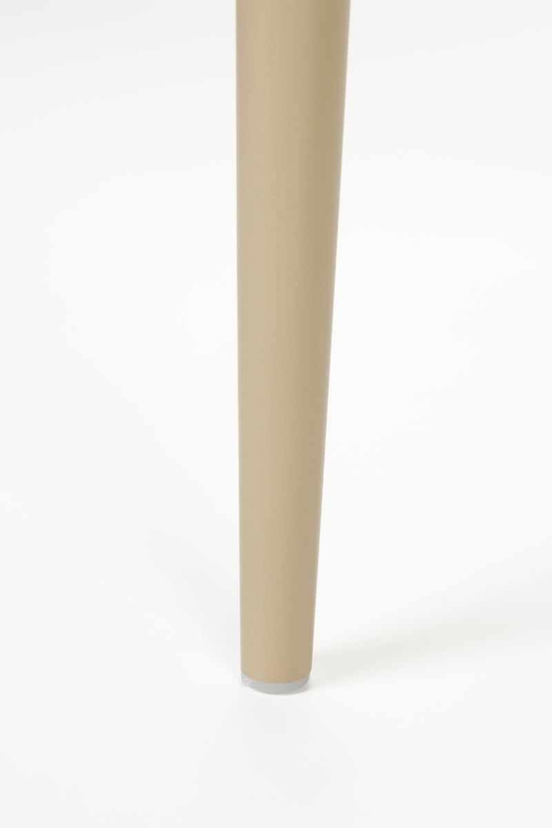 Eetkamerstoel Gigi Polypropyleen Beige 55.5x56.5 cm-Eetkamerstoelen-Creating Home