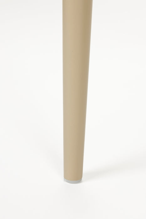 Eetkamerstoel Gigi Polypropyleen Beige 55.5x56.5 cm-Eetkamerstoelen-Creating Home