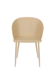 Eetkamerstoel Gigi Polypropyleen Beige 55.5x56.5 cm-Eetkamerstoelen-Creating Home