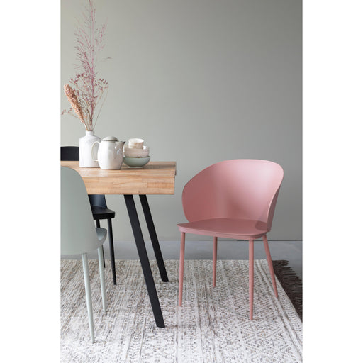 Eetkamerstoel Gigi Polypropyleen Roze 53.5x57 cm-Eetkamerstoelen-Creating Home