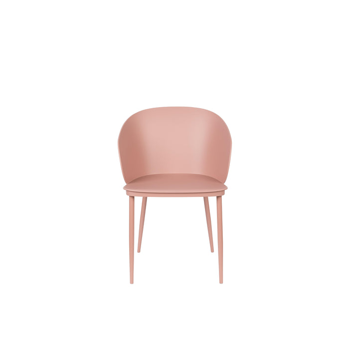 Eetkamerstoel Gigi Polypropyleen Roze 53.5x57 cm-Eetkamerstoelen-Creating Home