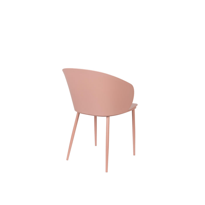 Eetkamerstoel Gigi Polypropyleen Roze 53.5x57 cm-Eetkamerstoelen-Creating Home