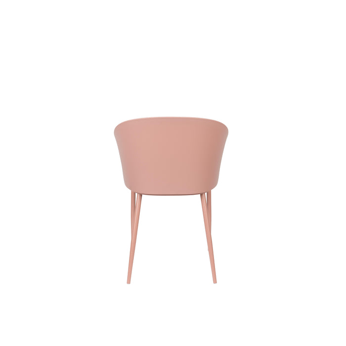 Eetkamerstoel Gigi Polypropyleen Roze 53.5x57 cm-Eetkamerstoelen-Creating Home