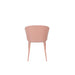 Eetkamerstoel Gigi Polypropyleen Roze 53.5x57 cm-Eetkamerstoelen-Creating Home