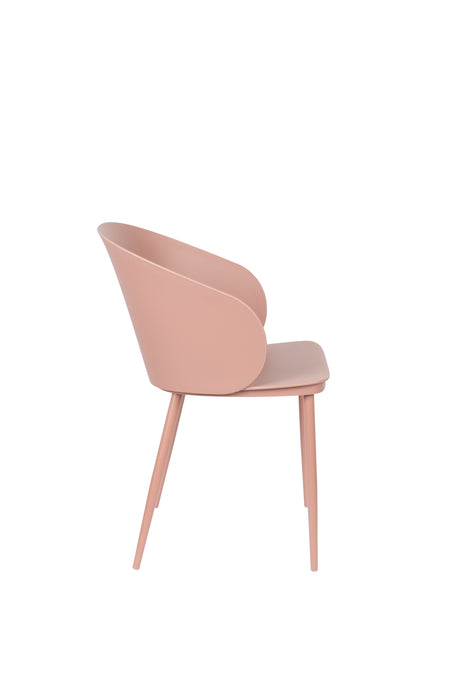 Eetkamerstoel Gigi Polypropyleen Roze 53.5x57 cm-Eetkamerstoelen-Creating Home