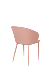 Eetkamerstoel Gigi Polypropyleen Roze 53.5x57 cm-Eetkamerstoelen-Creating Home