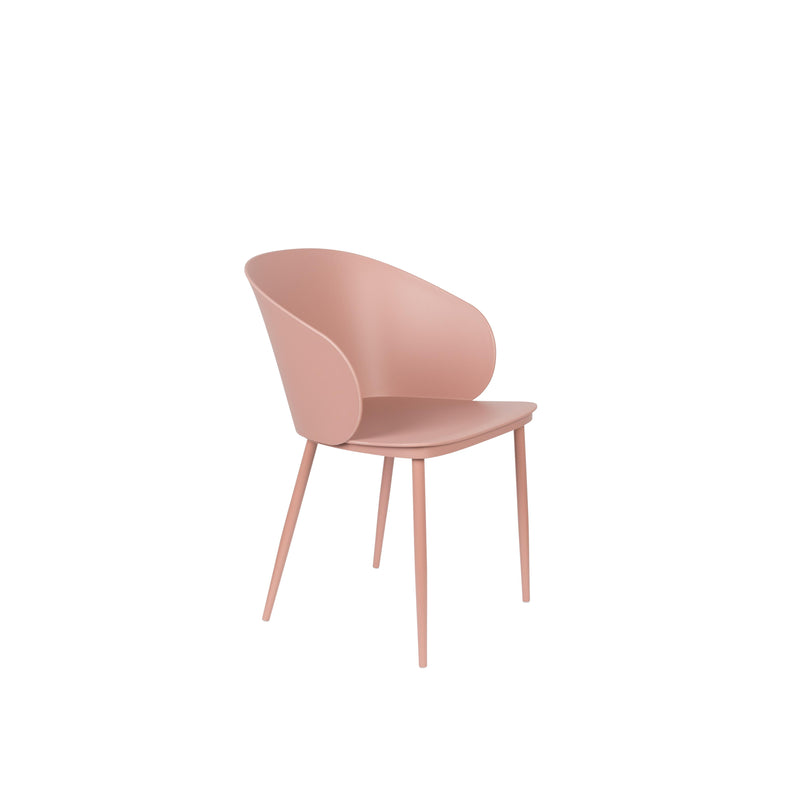 Eetkamerstoel Gigi Polypropyleen Roze 53.5x57 cm-Eetkamerstoelen-Creating Home