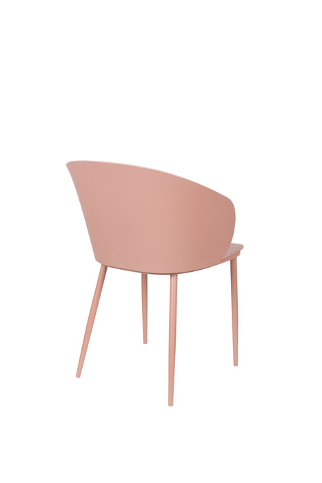 Eetkamerstoel Gigi Polypropyleen Roze 53.5x57 cm-Fauteuils-Creating Home