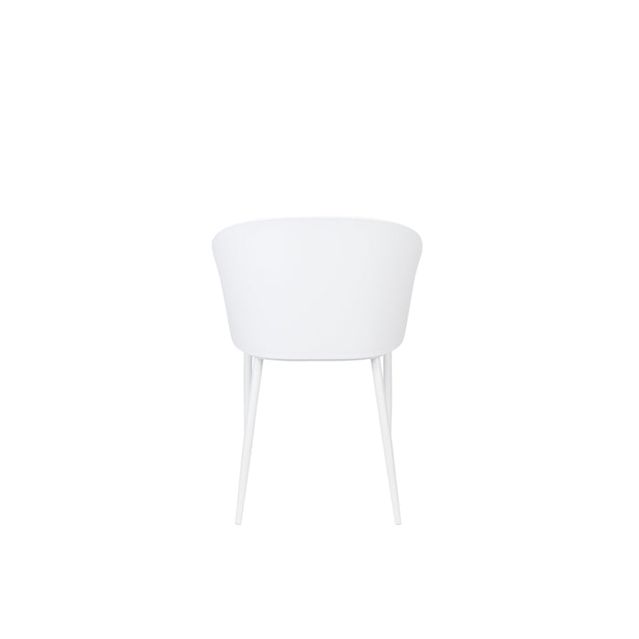 Eetkamerstoel Gigi Polypropyleen Wit 53.5x57 cm-Eetkamerstoelen-Creating Home