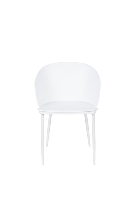 Eetkamerstoel Gigi Polypropyleen Wit 53.5x57 cm-Eetkamerstoelen-Creating Home