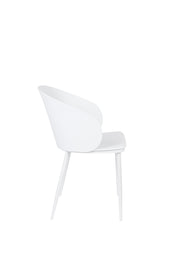 Eetkamerstoel Gigi Polypropyleen Wit 53.5x57 cm-Eetkamerstoelen-Creating Home