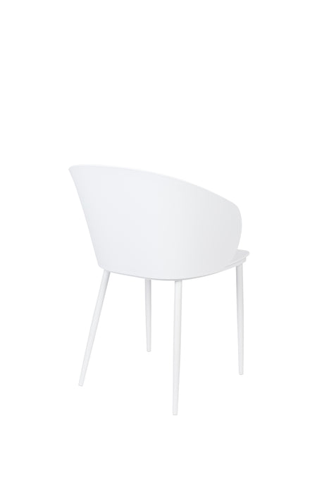 Eetkamerstoel Gigi Polypropyleen Wit 53.5x57 cm-Eetkamerstoelen-Creating Home