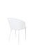 Eetkamerstoel Gigi Polypropyleen Wit 53.5x57 cm-Eetkamerstoelen-Creating Home