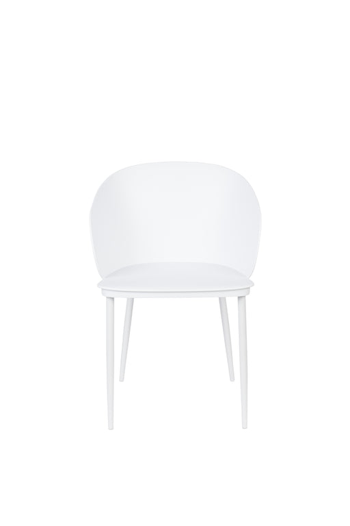 Eetkamerstoel Gigi Polypropyleen Wit 53.5x57 cm-Fauteuils-Creating Home