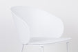 Eetkamerstoel Gigi Polypropyleen Wit 53.5x57 cm-Fauteuils-Creating Home