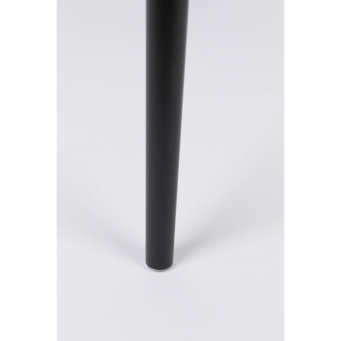Eetkamerstoel Gigi Polypropyleen Zwart 53.5x57 cm-Eetkamerstoelen-Creating Home