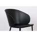 Eetkamerstoel Gigi Polypropyleen Zwart 53.5x57 cm-Eetkamerstoelen-Creating Home