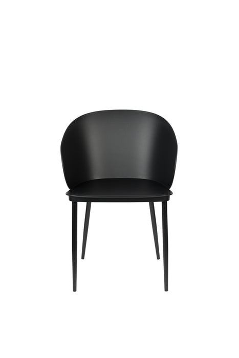 Eetkamerstoel Gigi Polypropyleen Zwart 53.5x57 cm-Eetkamerstoelen-Creating Home