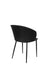 Eetkamerstoel Gigi Polypropyleen Zwart 53.5x57 cm-Fauteuils-Creating Home