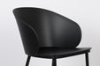 Eetkamerstoel Gigi Polypropyleen Zwart 53.5x57 cm-Fauteuils-Creating Home
