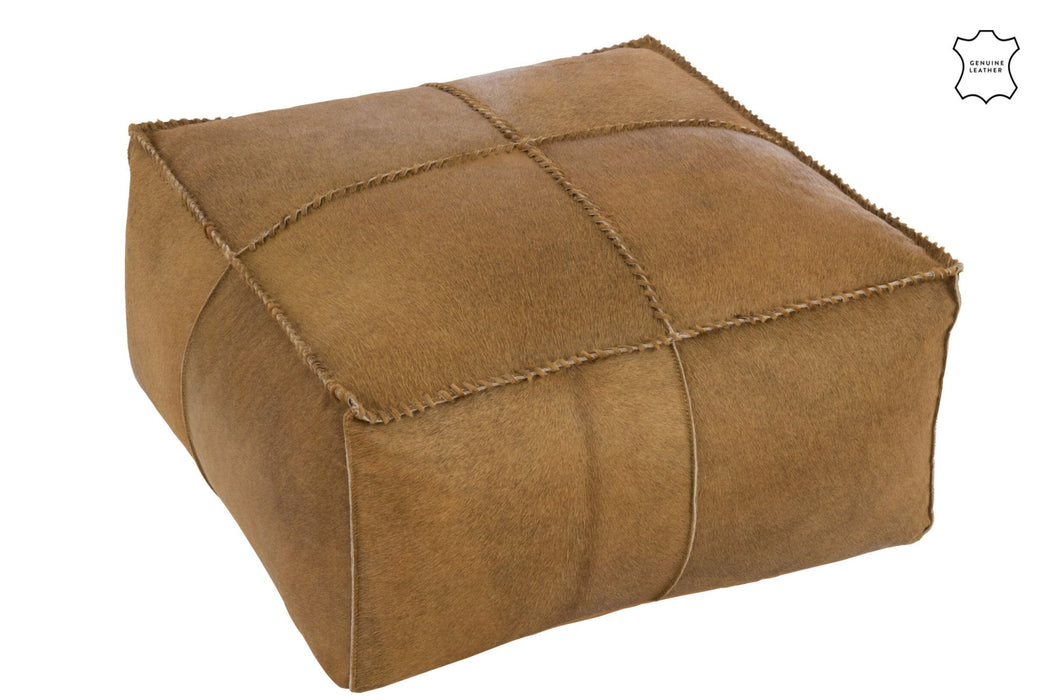 Eetkamerstoel Goud Katoen 50 cm 50x50x32 cm-Poefs-J-Line