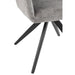 Eetkamerstoel Grijs Acrylic stof 56 cm 56.5x58x85 cm-Eetkamerstoelen-J-Line