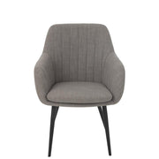 Eetkamerstoel Grijs Kunststof 65 cm 65x68x83 cm 46307-Eetkamerstoelen-J-Line