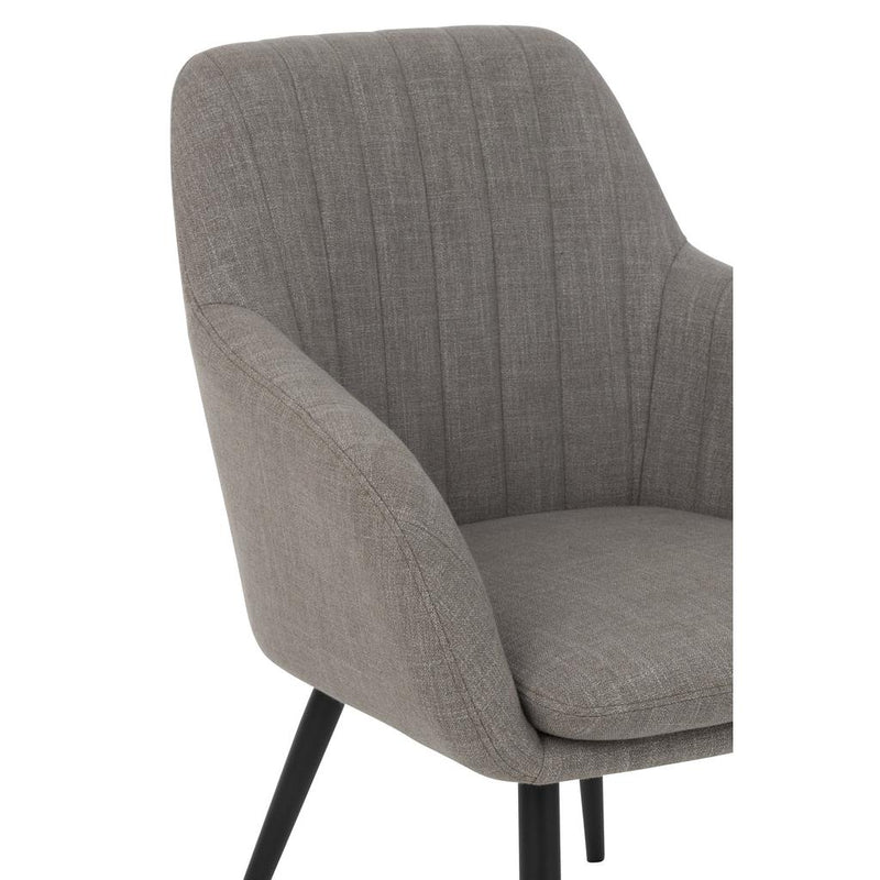 Eetkamerstoel Grijs Kunststof 65 cm 65x68x83 cm 46307-Eetkamerstoelen-J-Line