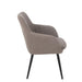 Eetkamerstoel Grijs Kunststof 65 cm 65x68x83 cm 46309-Eetkamerstoelen-J-Line