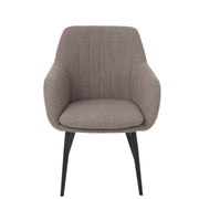 Eetkamerstoel Grijs Kunststof 65 cm 65x68x83 cm 46309-Eetkamerstoelen-J-Line